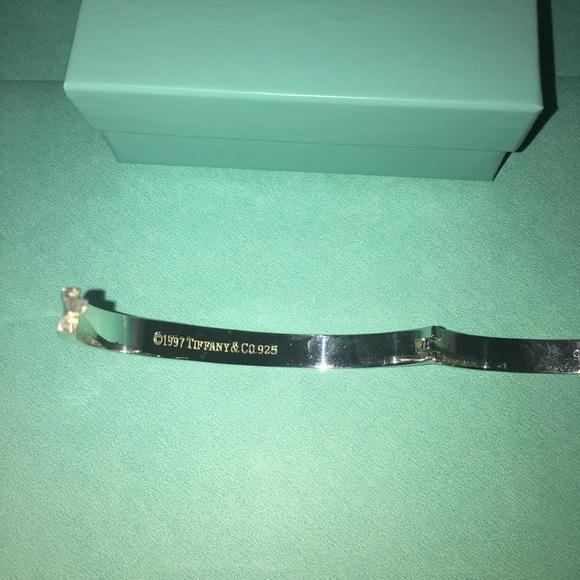 Tiffany & Co Bangle Bracelet Oval Hinged 925S 1997